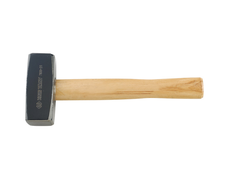 Молот 1,0 кг L=260 мм деревянная ручка KINGTONY