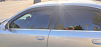 Дефлекторы окон (вставные!) ветровики Audi A4 B7 2004-2008 4D 4шт. Sedan, HEKO, 10209