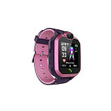 Детские смарт часы Smart Baby watch G7 водонепроницаемые 8 языков будильник камера розовые, фото 7