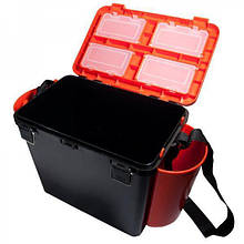 Ящик для риболовлі FISHBOX Helios односекційний 19л ХА-1035, помаранчевий