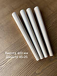 Ножки для мебели конусные, опоры деревянные H.400, фото 5