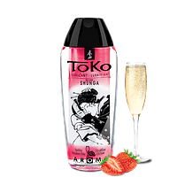 Лубрикант на водній основі Shunga Toko AROMA - Sparkling Strawberry Wine 165 мл SO2532 TV, КОД: 2726521
