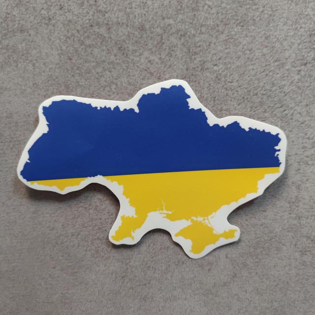 Наклейка на авто Карта України