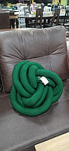 Інтер'єрна подушка трикутник великий зелений (KRIS)