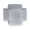 Коробка під суші і роли біла 100*100*50 мм квадратна самозбираюча з 2х частин, фото 4