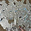 Акриловые декоративные зеркальные наклейки на стену "Бабочки", 25 шт., серебристые, фото 7