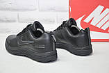 Мужские черные кроссовки Nike shield на черной подошве, фото 4