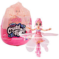 Hatchimals Pixies Crystal Flyers летающая кукла фея Пикси Хэтчималс Интерактивная кукла розовая 6059523