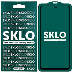 Захисне скло SKLO 5D (full glue) для Samsung Galaxy A41