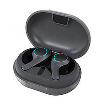 Бездротові вакуумні навушники MICRONIK PT-05 Сенсорна Bluеtооth гарнітура з мікрофоном для телефону Type-c, фото 3