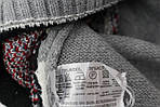 Шерстяной новогодний свитер женский с орнаментом, фото 2