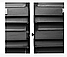 Панель інструментів 230*78 см + 50 контейнерів для зберігання дрібничок гайок болтів, фото 8