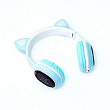 Беспроводные Bluetooth наушники Cat Ear P58M с ушками и LED подсветкой, фото 4
