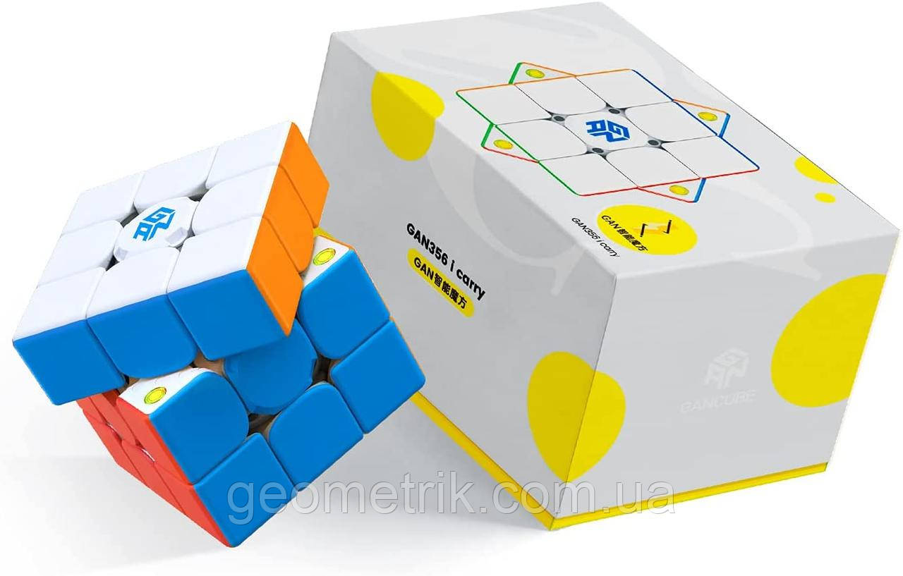 Розумний Кубик Рубіка 3х3 GAN 356 i Carry stickerless інтерактивний (без наклейок)