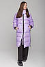 Дитяче зимове пальто на дівчинку підлітка Герда на зростання від 122см до 146см