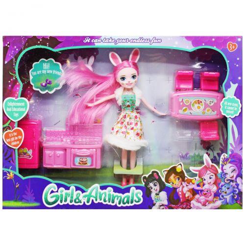 Лялька "Enchantimals: Bree Bunny & Twist" з кухнею, вигляд 2