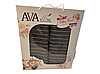 Набор махровых полотенец Ava Grey хлопок 50-90 см,70-140 см серые
