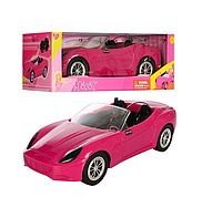 Розовый кабриолет для куклы с ремнями безопасности Defa 8249
