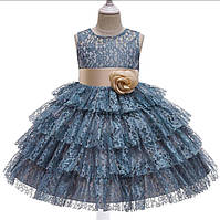 Платье кружевное нарядное  для девочкиElegant lace dress for girls stylish
