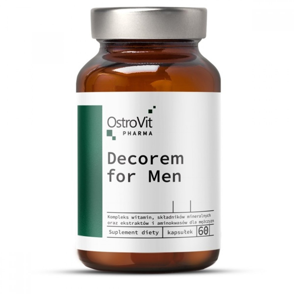 Вітаміни для чоловіків Ostrovit Pharma Decorem for Men 60 капс