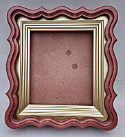 Фигурный киот для иконы с внутренней деревянной рамой под золото, фото 7
