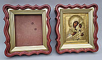 Фігурні кіоти для ікон з внутрішніми дерев'яними рамами під золото, фото 7