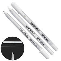Ручка гелева біла Sakura Fine 0,3 мм Gelly Roll Basic 05 Sakura XPGB05#50, 310308