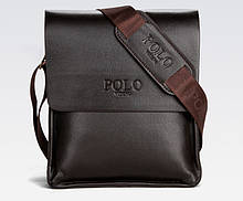 Брендовая мужская сумка Polo Veiding 576-2 Коричневый