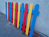Дерев'яний парканчик "Класичний" 2000*1000 мм (Сосна) - у різних кольорах (3 кольори), фото 3