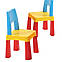 Багатофункціональний дитячий стіл і стільчик Bestbaby BS-8811 Red складаний навчальний для малювання навчання, фото 5