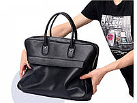 Ділова чоловіча сумка з натуральної шкіри Tiding Bag 271512 Чорна, фото 10