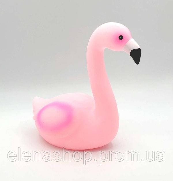 Детский мини ночник Фламинго из экопластика BPA free Розовый LS101005356 ES, КОД: 385418