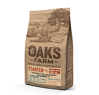 OAK'S FARM Grain Free Salmon with Krill Starter Small and Mini Breed Puppie для щенков до 4 месяцев 2 кг