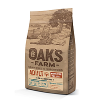 OAK'S FARM Grain Free White Fish Adult All Breed Dogs для взрослых собак всех пород с белой рыбой 2 кг