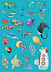 Детская игра с многоразовыми наклейками Подводный мир (KP-008), 43 наклейки, фото 9