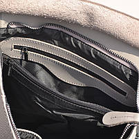 Женский рюкзак-сумка из натуральной кожи с тиснением под золото Tiding Bag - 25663, фото 10