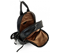Черный женский городской рюкзак из натуральной кожи Tiding Bag - 24545, фото 10