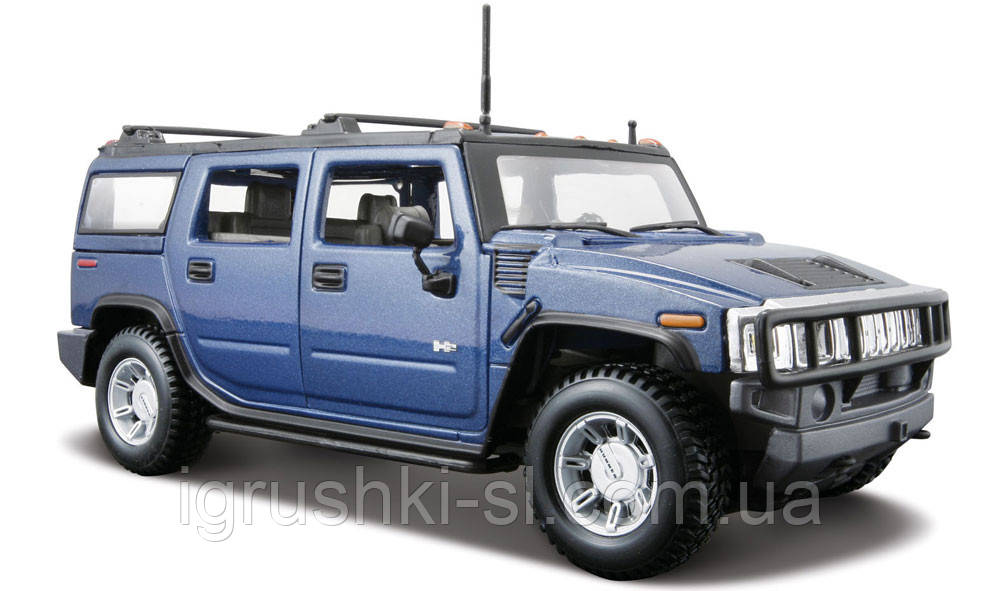 

Автомодель (1:27) 2003 Hummer H2 SUV blue