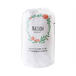 Мішок для зберігання ковдр Lesko Blanket bag PEVA DR-230 Вінок "Maison" 83*40 см