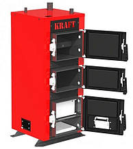 Твердотопливный котел длительного горения Крафт Kraft K 20, электронное управление, Без горелки