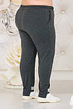 Спортивні штани жіночі Батал (Арт. KL339/B/Graphite), фото 2