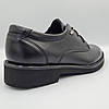 Чоловічі шкіряні туфлі дербі Dan Shoes чорні SH0049/49, фото 5