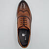 Чоловічі шкіряні туфлі-оксфорди Boss Victor коричневі SH0051/51, фото 4
