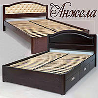Кровать деревянная Анжела от ЧП Калашник из ясеня 160 см.