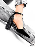 Туфли женские Dali черные питон 5013, фото 4