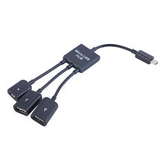Адаптер iLoungeMax Micro USB Hub to 2 USB 2.0 | Micro USB Charging Port