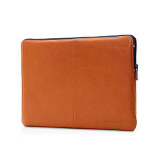 Кожаный чехол-сумка Decoded Slim Sleeve Brown для MacBook 12" | Air 11"