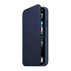 Шкіряний чохол-гаманець iLoungeMax Leather Folio Midnight Blue для iPhone 11 Pro OEM