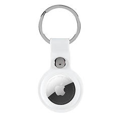 Силіконовий брелок з кільцем iLoungeMax Silicone Keychain Case White для AirTag