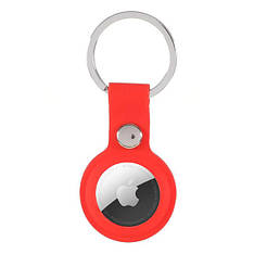 Силіконовий брелок з кільцем iLoungeMax Silicone Keychain Case Red для AirTag